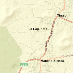 Tinajo Street Map