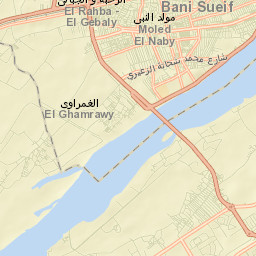Banī Suwayf Street Map