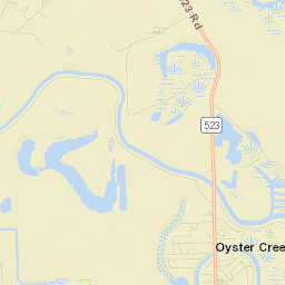 Oyster Creek Street Map