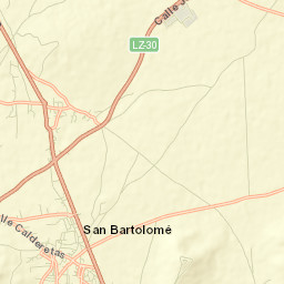 San Bartolomé Street Map