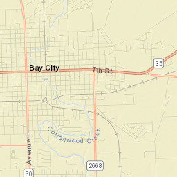 Bay City Street Map