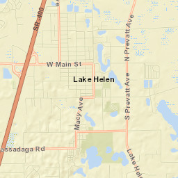 Lake Helen Street Map