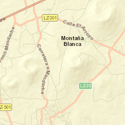 Tías Street Map