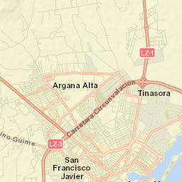 Arrecife Street Map