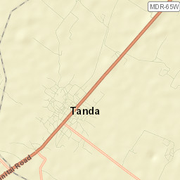 Tanda Street Map