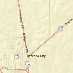 Karnes City Street Map