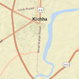 Kichha Street Map