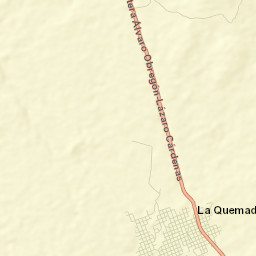 Ejido La Quemada Street Map