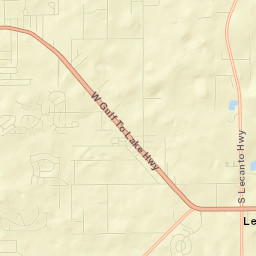 Lecanto Street Map