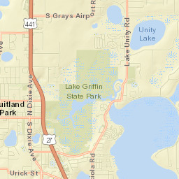 Fruitland Park Street Map
