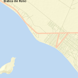 Bahía de Kino Street Map