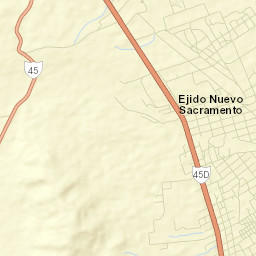 Chihuahua Street Map