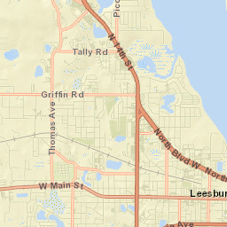 Leesburg Street Map