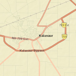 Kalanaur Street Map
