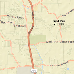 Alipur Street Map