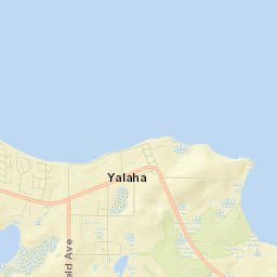 Yalaha Street Map