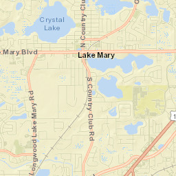 Lake Mary Street Map
