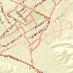 Darab Street Map