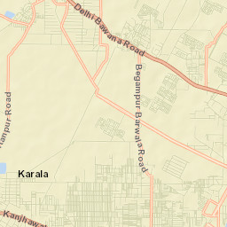 Rohini Street Map