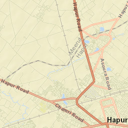 Hapur Street Map