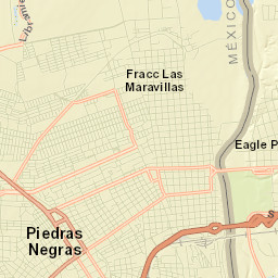 Piedras Negras Street Map