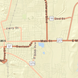 Eagle Pass Street Map
