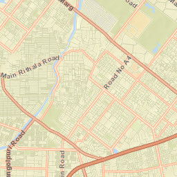 North West Delhi Street Map