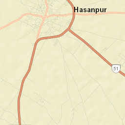 Hasanpur Street Map