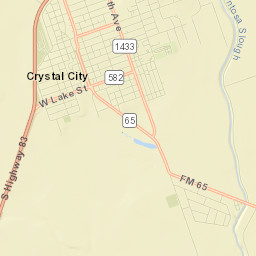 Crystal City Street Map