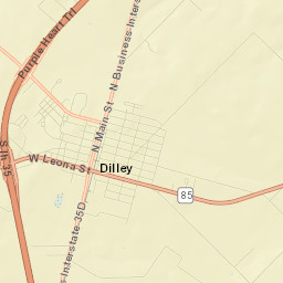 Dilley Street Map
