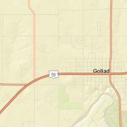 936-1378 Farm to Market 1726, Goliad, TX  Street Map