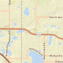 Forest City Street Map