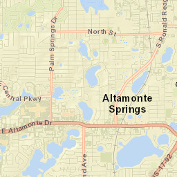 Altamonte Springs Street Map