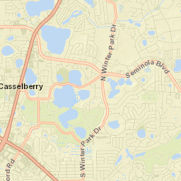 Casselberry Street Map