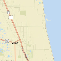 Mims Street Map