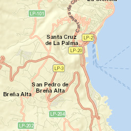 Santa Cruz de la Palma Street Map
