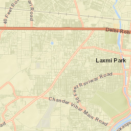Nangloi Jat Street Map
