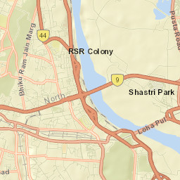 North Delhi Street Map