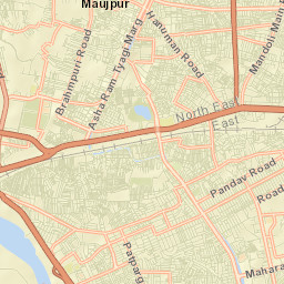 East Delhi Street Map