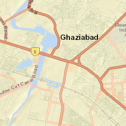Sahibabad Street Map