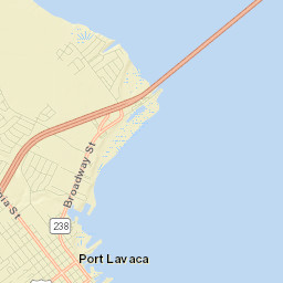 Port Lavaca Street Map