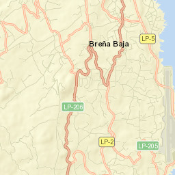 Breña Baja Street Map