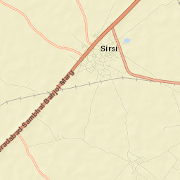 Sirsi Street Map