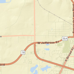 North Brooksville Street Map