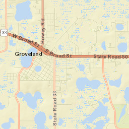 Groveland Street Map