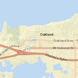 Oakland Street Map