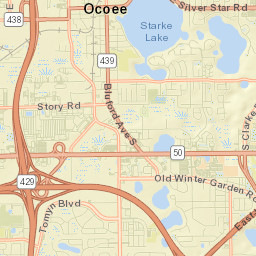 Ocoee Street Map