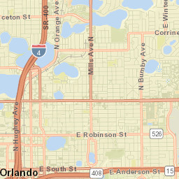 Orlando, Florida Street Map