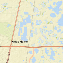 Ridge Manor Street Map
