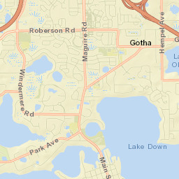 Gotha Street Map